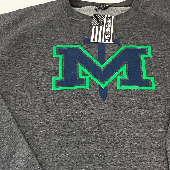 St. Michael the Archangel Lee’s Summit Sweatshirt Mens Size XL Battle Gear - Picture 2 of 7